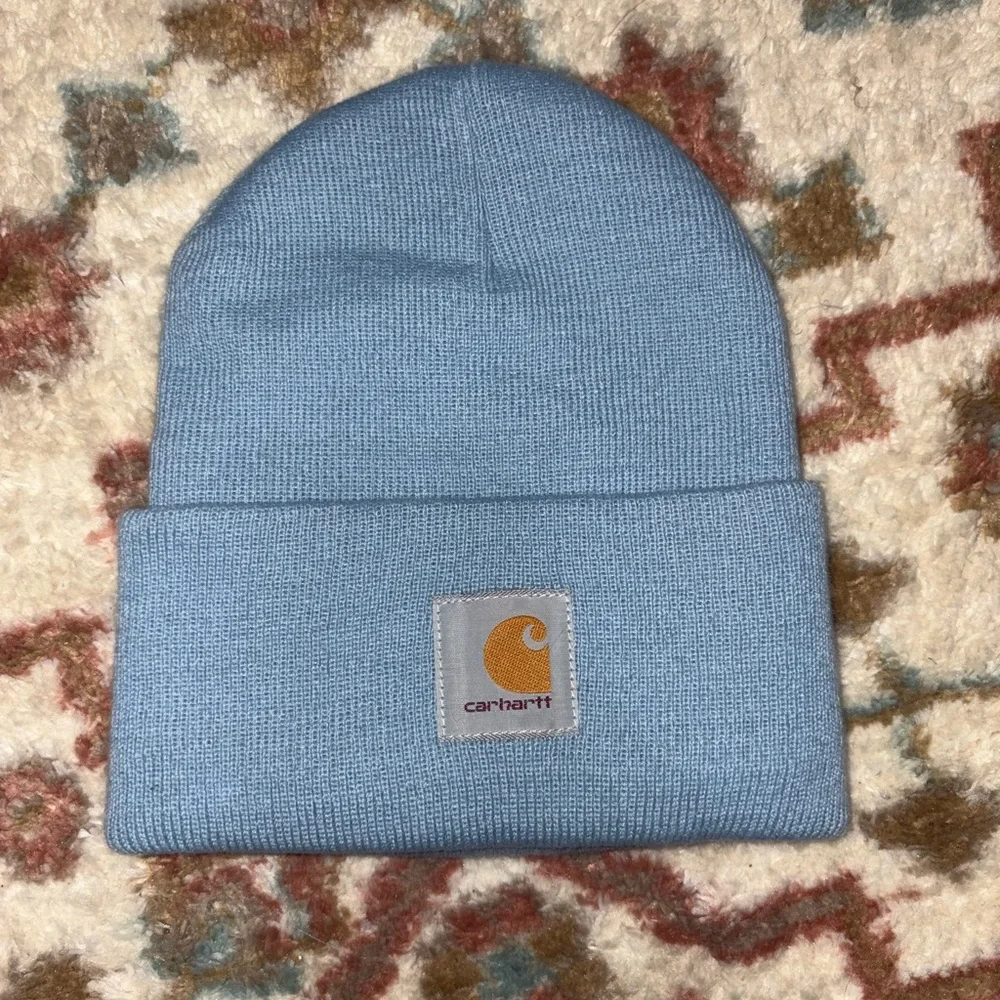 Carhartt Men's Knit Cuffed Beanie, Skystone nwot one size